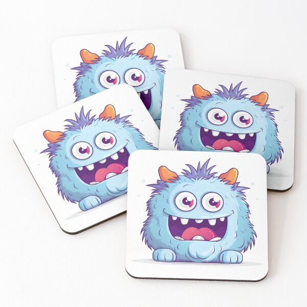 Item preview, Cute Blue Monster Sticker designed and sold by ArtMotionFlow.