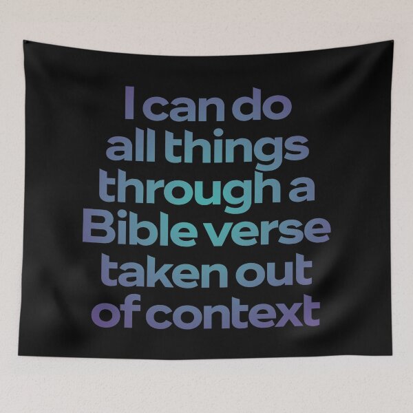 Item preview, I can do all things through a Bible verse taken out of context. v.1 designed and sold by x1brett.