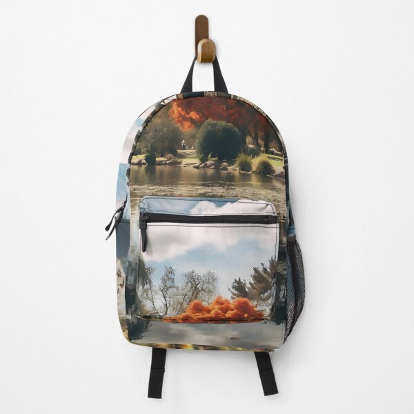 Item preview, Image of a landscape in a park with a pond in the style of an oil painting designed and sold by Pflugart.