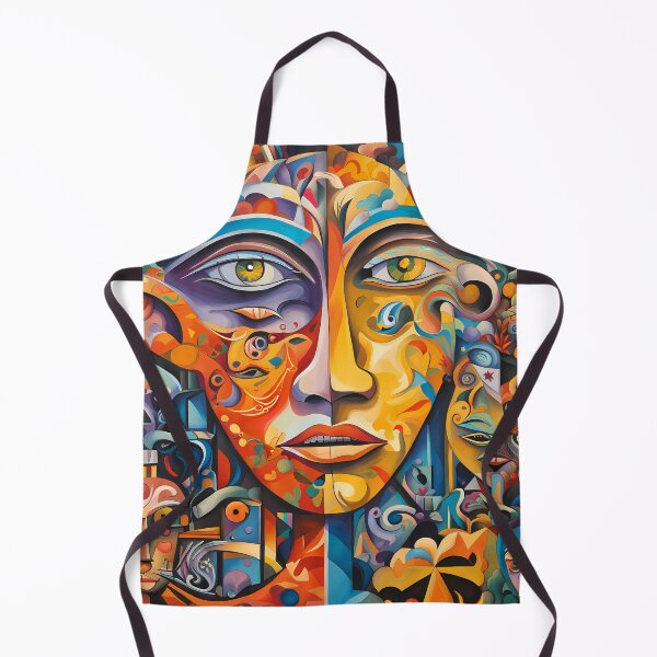 Item preview, Cubism Eyes - Sun Puzzle with Many Faces designed and sold by cocomikozza.