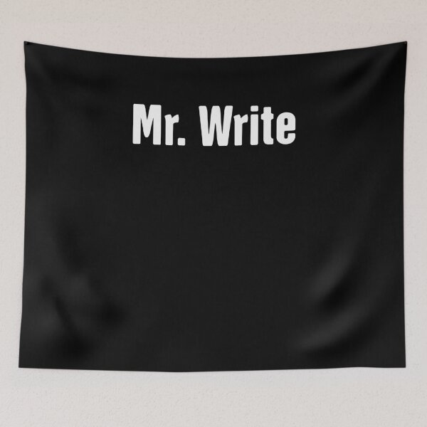 Item preview, Mr. Write | Funny Novelist Writer Gift designed and sold by Jam Jar.