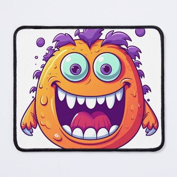Item preview, Cute Orange Monster Sticker designed and sold by ArtMotionFlow.