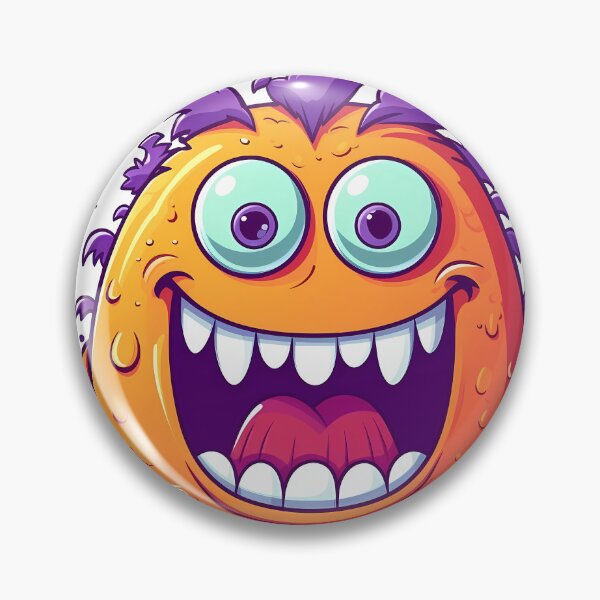 Item preview, Cute Orange Monster Sticker designed and sold by ArtMotionFlow.