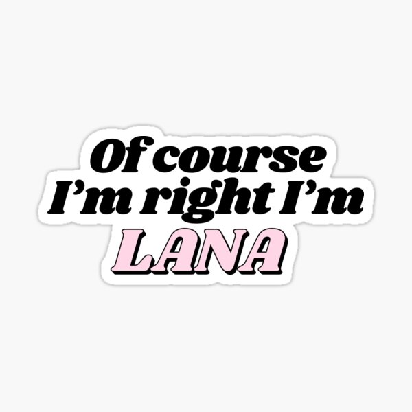 Lana Del Rey - Lana Del Rey - Sticker