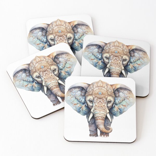 Item preview, Mandala Elephant Boho Animal designed and sold by DiGi007.