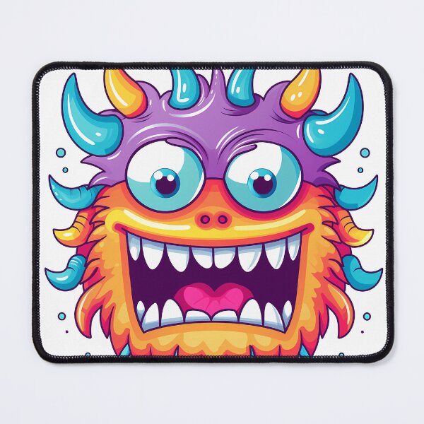 Item preview, Cute Orange Monster Sticker designed and sold by ArtMotionFlow.