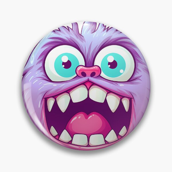 Item preview, Cute Violet Monster Sticker designed and sold by ArtMotionFlow.