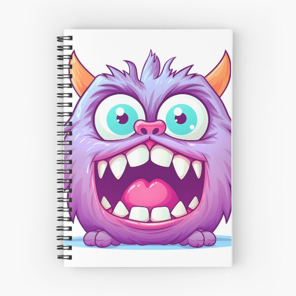 Item preview, Cute Violet Monster Sticker designed and sold by ArtMotionFlow.