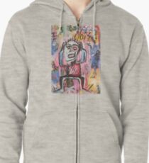 Untitled (Noise) Neo-Expressionism Zipped Hoodie