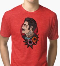 Camiseta de tejido mixto Tough Tatts