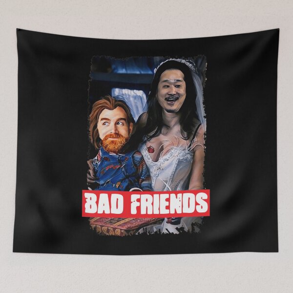 Item preview, Bad friends 	 designed and sold by brelihebanac.