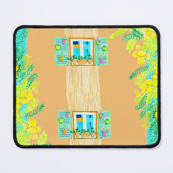 Aperçu de l'œuvre Fenetre et Mimosa terracotta créée et vendue par Anna Rivet.