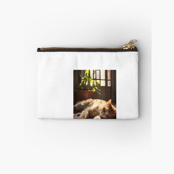 Item preview, a cat laying on the ground next to a potted plant designed and sold by Dark Fantasy Store.