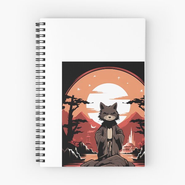 Item preview, a cat sitting on top of a rock in front of a sunset designed and sold by Dark Fantasy Store.