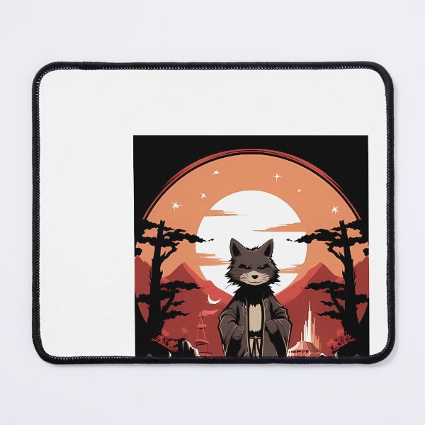 Item preview, a cat sitting on top of a rock in front of a sunset designed and sold by Dark Fantasy Store.
