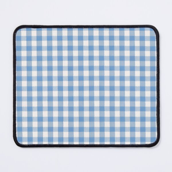 Item preview, Light blue gingham fabric designed and sold by adinajoline.