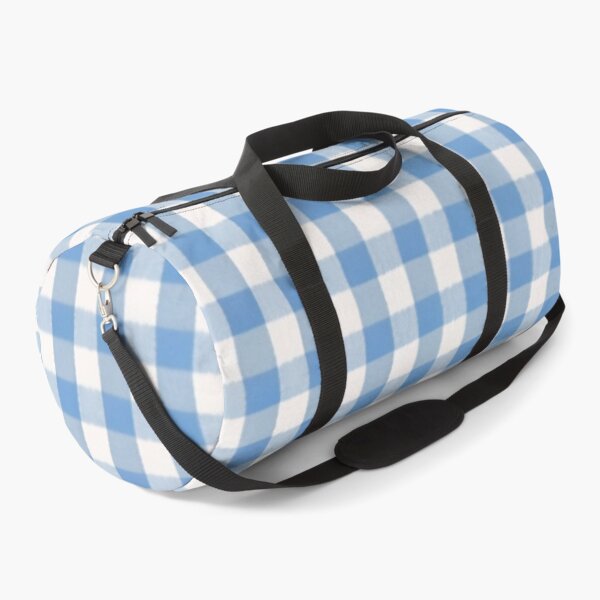 Item preview, Light blue gingham fabric designed and sold by adinajoline.