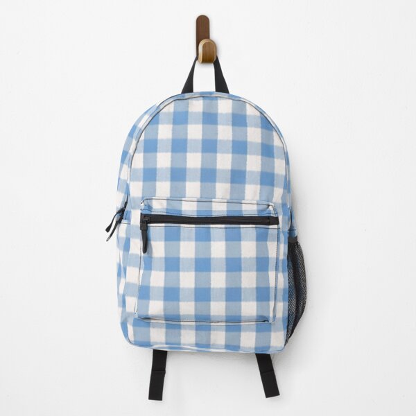 Item preview, Light blue gingham fabric designed and sold by adinajoline.
