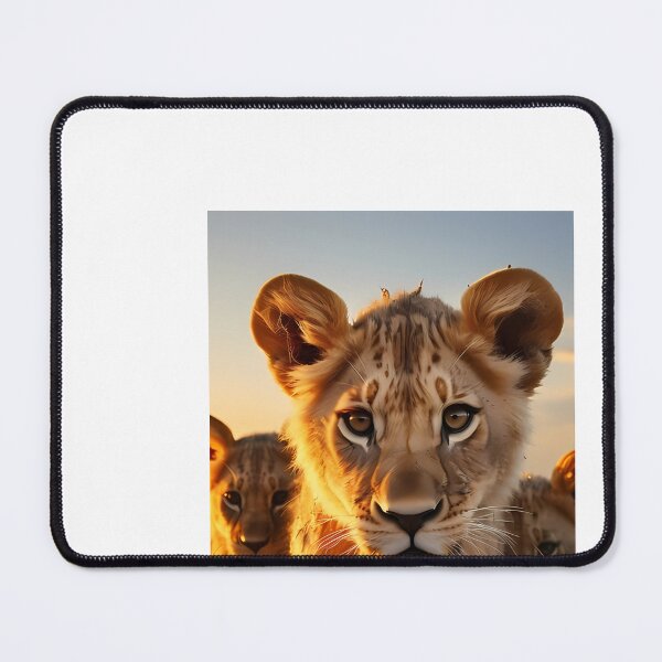 Item preview, a group of young lions walking across a rocky field designed and sold by Dark Fantasy Store.