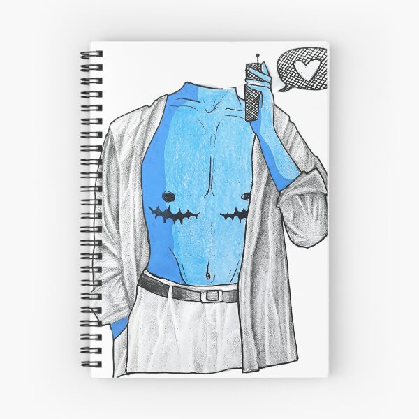 Item preview, Dibujo de cirugía superior trans masc designed and sold by isseybeanart.