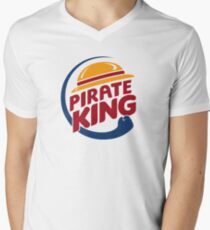 Camiseta para hombre de cuello en v Rey Pirata