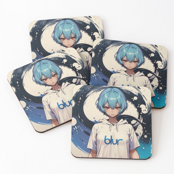 Item preview, Blue hair designed and sold by HazeAnime.