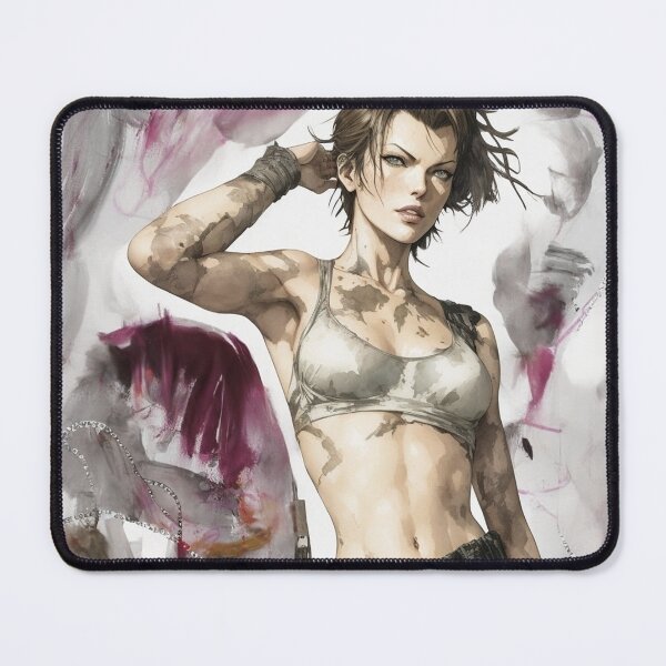 Item preview, Beautiful cool Post apocalyptic warrior woman on an abstract grunge punky background designed and sold by Vintage Designs +.
