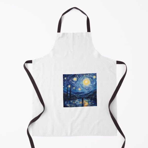 Item preview, a painting of a man standing in the water at night designed and sold by Dark Fantasy Store.