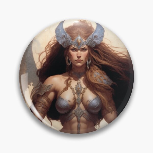Item preview, Fantastical Barbarian Queen designed and sold by Vintage Designs +.