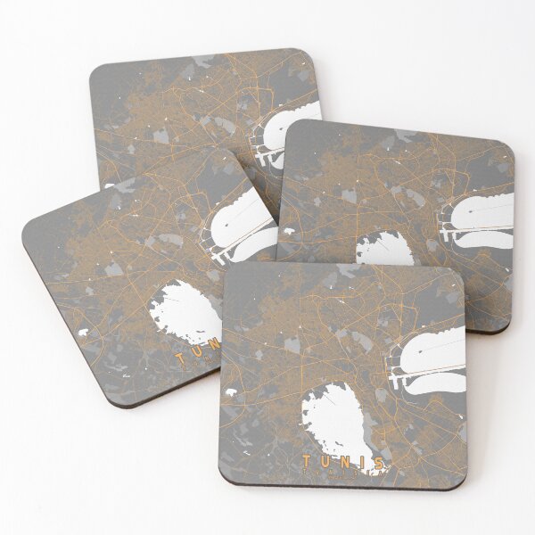 Item preview, Tunis City Map of Tunisia - Bauhaus designed and sold by deMAP.