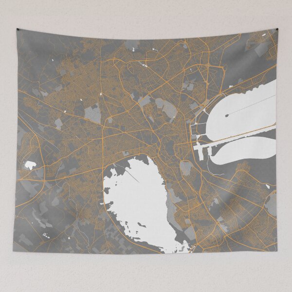 Item preview, Tunis City Map of Tunisia - Bauhaus designed and sold by deMAP.