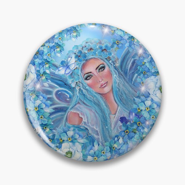 Item preview, Krysta frosty fairy fantasy art by Renee L Lavoie designed and sold by Renee Lavoie.