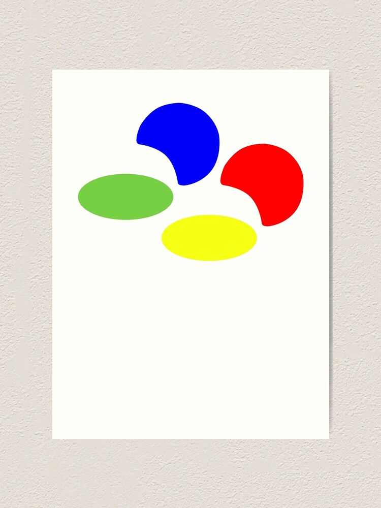 Alternate view of Super NES Logo (Flat) Art Print