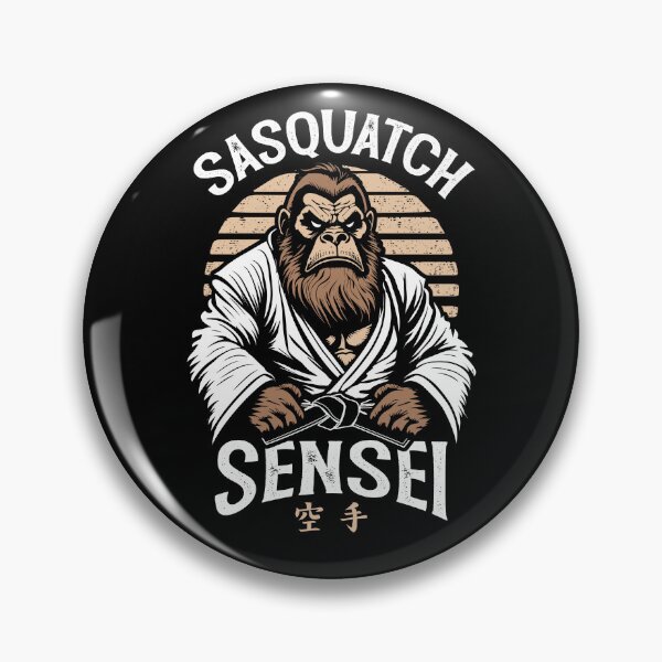 Item preview, Karate Warrior Legend Sasquatch Sensei Bigfoot Martial Arts designed and sold by GrandeDuc.