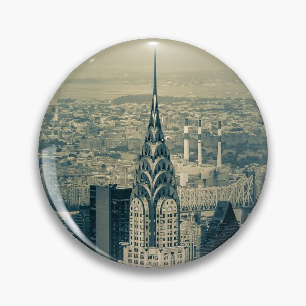 Item preview, Duotone image of Chrysler Building, New York. designed and sold by bailey-cooper.