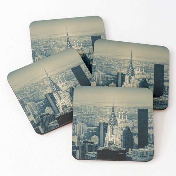 Item preview, Duotone image of Chrysler Building, New York. designed and sold by bailey-cooper.