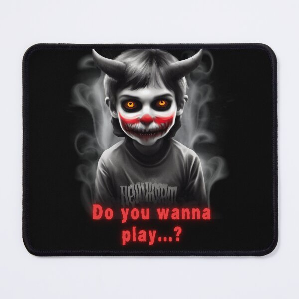 Item preview, Demonic Halloween Delight - Sinister Joker Boy Theme designed and sold by ImgntnMonster.