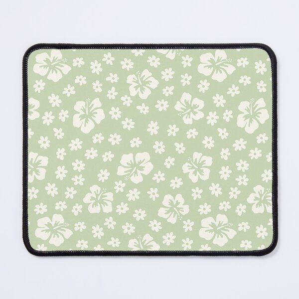 Item preview, sage green hibiscus mini flowers tropical aloha Hawaii coconut girl aesthetic iPhone case designed and sold by blomastudios.