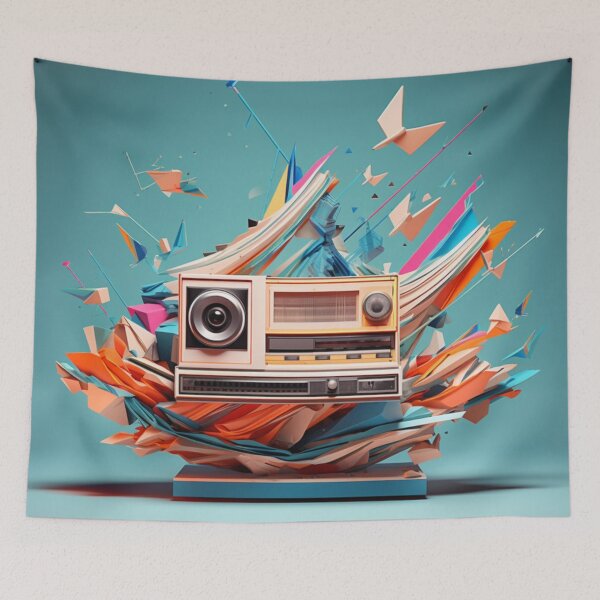 Item preview, Origami Boombox: Folded Beats  designed and sold by BattleEtiquette.