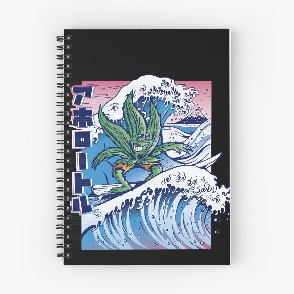 Artikelvorschau, Surfendes Weed Leaf im japanischen Stil entworfen und verkauft von Mesyo.