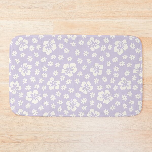 Item preview, Mauve lilac hibiscus mini flowers tropical aloha Hawaii coconut girl aesthetic iPhone case designed and sold by blomastudios.