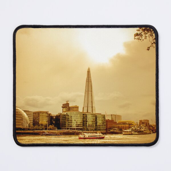 Item preview, River Thames and Shard bathed in golden light. designed and sold by bailey-cooper.