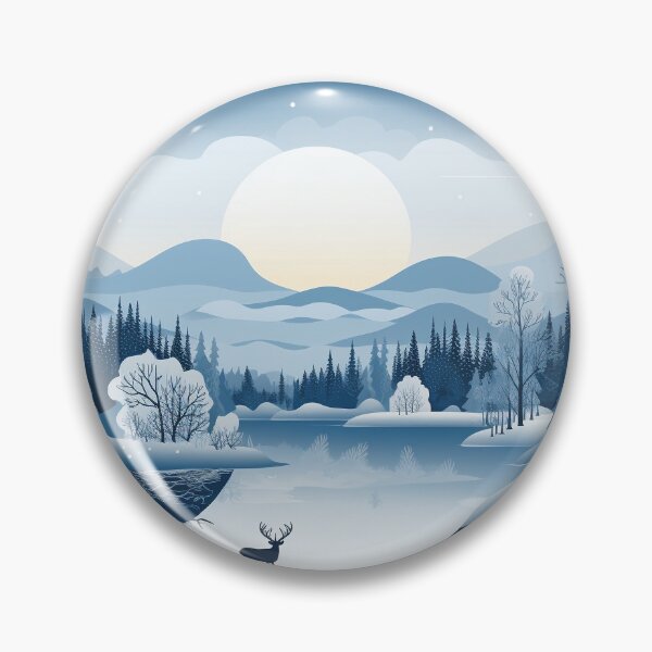 Item preview, Nordic country landscape designed and sold by Art91design.