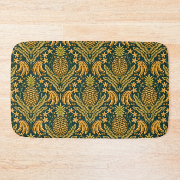 Item preview, Tropical fruit damask designed and sold by me-coco-design.