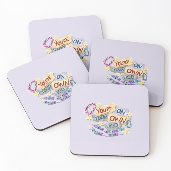 Item preview, You're On Your Own Kid Taylor Swift Lyric Quote Sticker Midnights Song Drawing Illustration Friendship bracelet desing designed and sold by Amber  Liu.