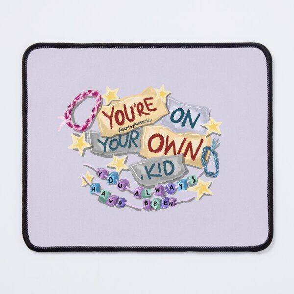 Item preview, You're On Your Own Kid Taylor Swift Lyric Quote Sticker Midnights Song Drawing Illustration Friendship bracelet desing designed and sold by Amber  Liu.