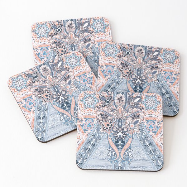 Item preview, paisley, boho print, ethnic design, mirror design designed and sold by mintdiamond21.