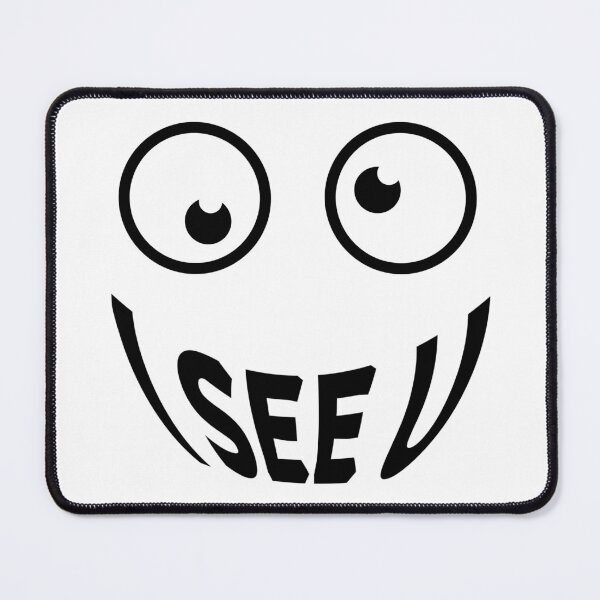 Item preview, I see U, a funny emoji, black version designed and sold by twisted-dot.