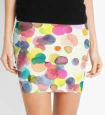 Color drops Mini Skirt