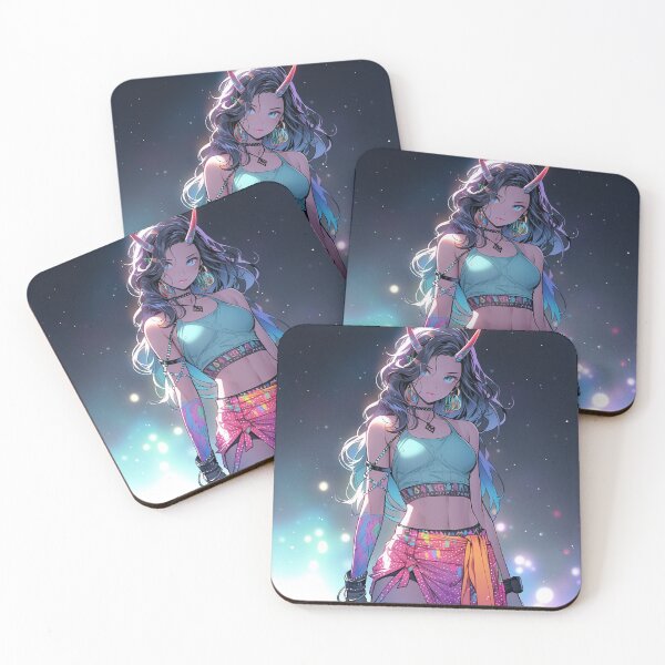 Item preview, Intergalactic Female Rave Demon designed and sold by BournePrints.